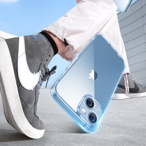 Etui do iPhone 14 Plus z żelową ramką Protective Case przezroczyste Etui do iPhone 14 Plus z żelową ramką Protective Case przezroczyste