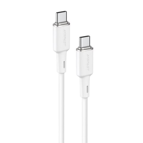 Kabel przewód USB-C 60W 20V 3A 1.2m biały Kabel przewód USB-C 60W 20V 3A 1.2m biały