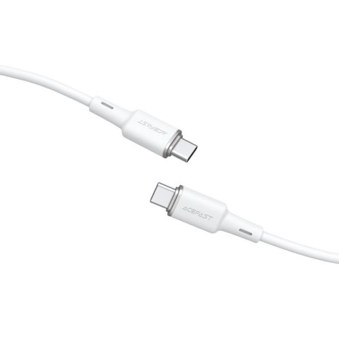 Kabel przewód USB-C 60W 20V 3A 1.2m biały Kabel przewód USB-C 60W 20V 3A 1.2m biały