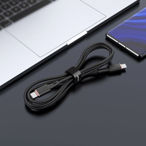 Kabel przewód USB-C 60W 20V 3A 1.2m biały Kabel przewód USB-C 60W 20V 3A 1.2m biały