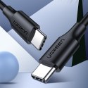 Kabel przewód USB-C do ładowania i transferu danych 3A 2m czarny