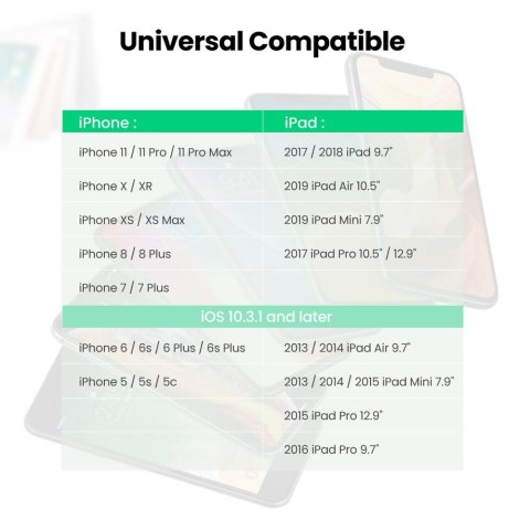 Kabel przewód audio AUX do iPhone MFI Lightning - 3.5 mmmini jack 1m szary Kabel przewód audio AUX do iPhone MFI Lightning - 3.5 mmmini jack 1m szary