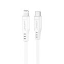 Kabel przewód do iPhone MFI USB-C - Lightning 30W 3A 1.2m biały Kabel przewód do iPhone MFI USB-C - Lightning 30W 3A 1.2m biały