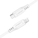 Kabel przewód do iPhone MFI USB-C - Lightning 30W 3A 1.2m biały Kabel przewód do iPhone MFI USB-C - Lightning 30W 3A 1.2m biały