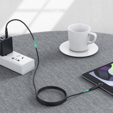 Kabel przewód do iPhone MFI USB-C - Lightning 30W 3A 1.2m biały Kabel przewód do iPhone MFI USB-C - Lightning 30W 3A 1.2m biały