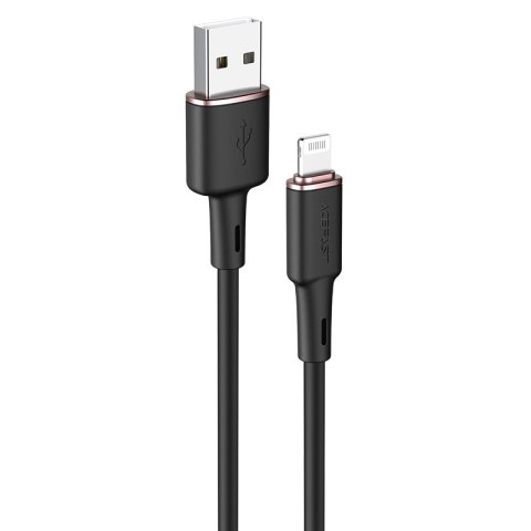 Kabel przewód do iPhone MFI USB - Lightning 2.4A 1.2m czarny Kabel przewód do iPhone MFI USB - Lightning 2.4A 1.2m czarny