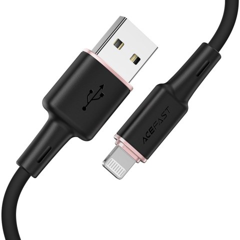 Kabel przewód do iPhone MFI USB - Lightning 2.4A 1.2m czarny Kabel przewód do iPhone MFI USB - Lightning 2.4A 1.2m czarny