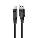 Kabel przewód do iPhone MFI USB - Lightning 2.4A 1.2m czarny Kabel przewód do iPhone MFI USB - Lightning 2.4A 1.2m czarny