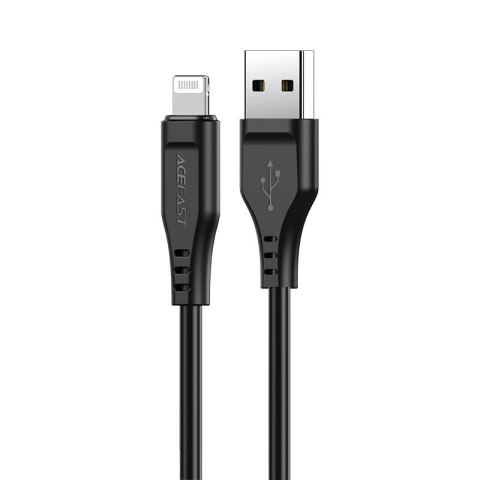 Kabel przewód do iPhone MFI USB - Lightning 2.4A 1.2m czarny Kabel przewód do iPhone MFI USB - Lightning 2.4A 1.2m czarny
