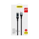 Kabel przewód do iPhone do szybkiego ładowania USB-C - Lightning PD 20W 1m czarny Kabel przewód do iPhone do szybkiego ładowania USB-C - Lightning PD 20W 1m czarny