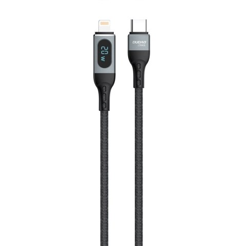 Kabel przewód do iPhone do szybkiego ładowania USB-C - Lightning PD 20W 1m czarny Kabel przewód do iPhone do szybkiego ładowania USB-C - Lightning PD 20W 1m czarny