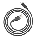 Kabel przewód do telefonu USB - USB-C 3A 1.2m czarny Kabel przewód do telefonu USB - USB-C 3A 1.2m czarny