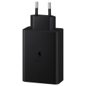 Ładowarka sieciowa 2x USB-C i 1x USB PPS PD 65W QC 3.0 AFC FCP czarny Ładowarka sieciowa 2x USB-C i 1x USB PPS PD 65W QC 3.0 AFC FCP czarny