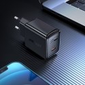 Ładowarka sieciowa GaN USB-C 30W PD QC 3.0 AFC FCP czarny Ładowarka sieciowa GaN USB-C 30W PD QC 3.0 AFC FCP czarny