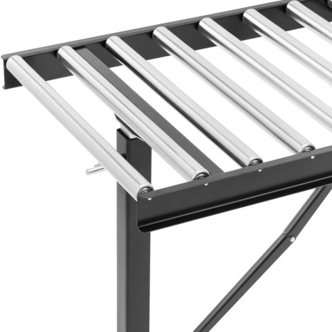 Podajnik rolkowy z regulacją wysokości do 200kg 17 rolek 540x35mm 178cm Podajnik rolkowy z regulacją wysokości do 200kg 17 rolek 540x35mm 178cm