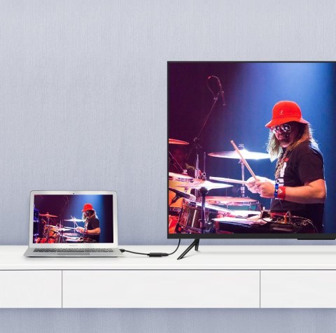 Przejściówka adapter jednokierunkowy z DisplayPort (męski) na HDMI (żeński) 1080P 60Hz 12bit czarny Przejściówka adapter jednokierunkowy z DisplayPort (męski) na HDMI (żeński) 1080P 60Hz 12bit czarny