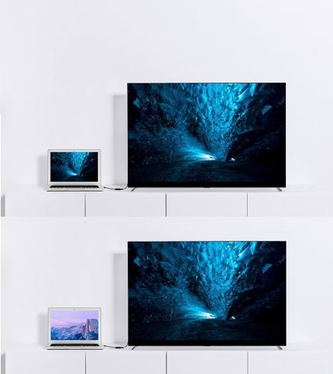 Przejściówka adapter jednokierunkowy z DisplayPort (męski) na HDMI (żeński) 1080P 60Hz 12bit czarny Przejściówka adapter jednokierunkowy z DisplayPort (męski) na HDMI (żeński) 1080P 60Hz 12bit czarny