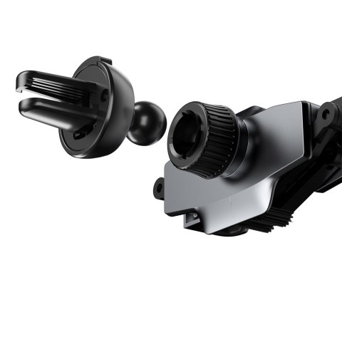 Samochodowy uchwyt grawitacyjny do smartfona czarny Samochodowy uchwyt grawitacyjny do smartfona czarny