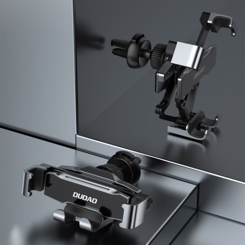 Samochodowy uchwyt grawitacyjny do smartfona czarny Samochodowy uchwyt grawitacyjny do smartfona czarny