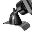 Samoprzylepny magnetyczny uchwyt samochodowy do telefonu na kokpit czarny Samoprzylepny magnetyczny uchwyt samochodowy do telefonu na kokpit czarny
