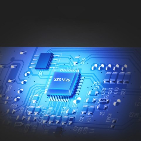 Zewnętrzna karta dzwiękowa adapter USB - 3.5 mm mini jack z regulacją głośności 15cm czarny