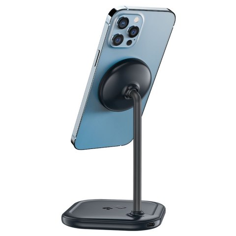 2w1 Ładowarka bezprzewodowa Qi 15W i stojak podstawka do iPhone i Apple AirPods E6 czarny 2w1 Ładowarka bezprzewodowa Qi 15W i stojak podstawka do iPhone i Apple AirPods E6 czarny