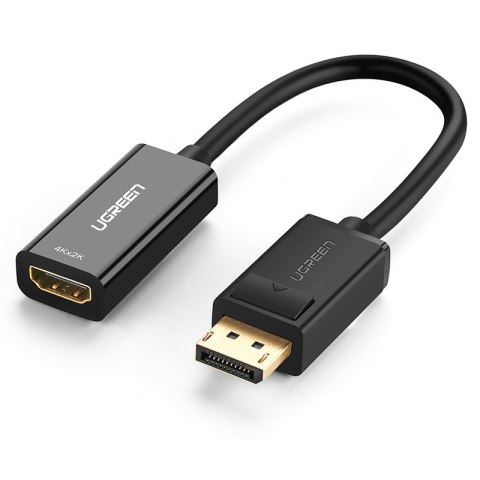 Adapter przejściówka z DisplayPort (męski) - HDMI (żeński) 4K 2K czarny Adapter przejściówka z DisplayPort (męski) - HDMI (żeński) 4K 2K czarny