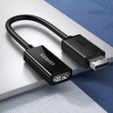 Adapter przejściówka z DisplayPort (męski) - HDMI (żeński) 4K 2K czarny Adapter przejściówka z DisplayPort (męski) - HDMI (żeński) 4K 2K czarny