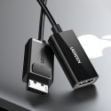 Adapter przejściówka z DisplayPort (męski) - HDMI (żeński) 4K 2K czarny Adapter przejściówka z DisplayPort (męski) - HDMI (żeński) 4K 2K czarny