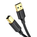 Długi kabel przewód do drukarki USB-A - USB-B 480Mb/s 5m czarny Długi kabel przewód do drukarki USB-A - USB-B 480Mb/s 5m czarny