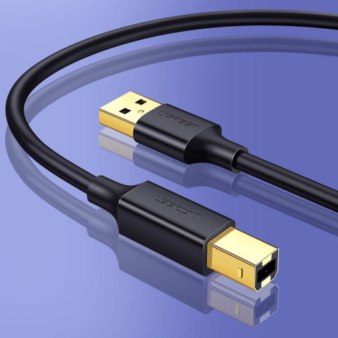 Długi kabel przewód do drukarki USB-A - USB-B 480Mb/s 5m czarny Długi kabel przewód do drukarki USB-A - USB-B 480Mb/s 5m czarny