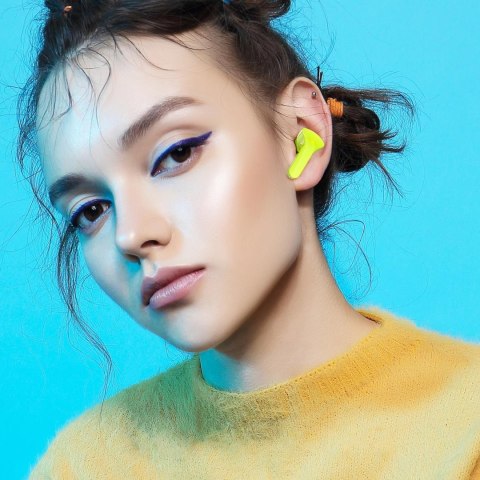 Dokanałowe słuchawki bezprzewodowe TWS Bluetooth zielony Dokanałowe słuchawki bezprzewodowe TWS Bluetooth zielony