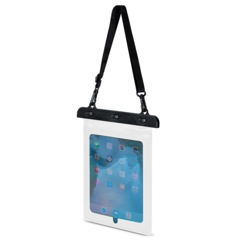 Etui wodoszczelne na tablet PVC z regulowanym paskiem Outdoor - białe Etui wodoszczelne na tablet PVC z regulowanym paskiem Outdoor - białe