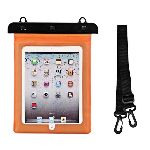 Etui wodoszczelne na tablet PVC z regulowanym paskiem Outdoor - pomarańczowe Etui wodoszczelne na tablet PVC z regulowanym paskiem Outdoor - pomarańczowe