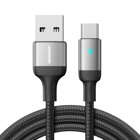 Kabel przewód USB - USB-C do szybkiego ładowania A10 Series 3A 1.2m czarny Kabel przewód USB - USB-C do szybkiego ładowania A10 Series 3A 1.2m czarny