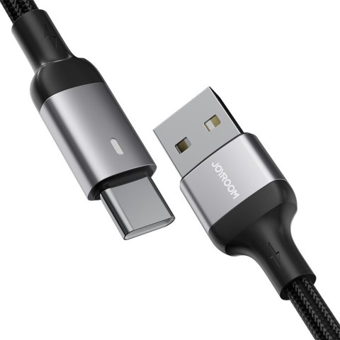 Kabel przewód USB - USB-C do szybkiego ładowania A10 Series 3A 1.2m czarny Kabel przewód USB - USB-C do szybkiego ładowania A10 Series 3A 1.2m czarny