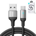 Kabel przewód USB - USB-C do szybkiego ładowania A10 Series 3A 1.2m czarny Kabel przewód USB - USB-C do szybkiego ładowania A10 Series 3A 1.2m czarny