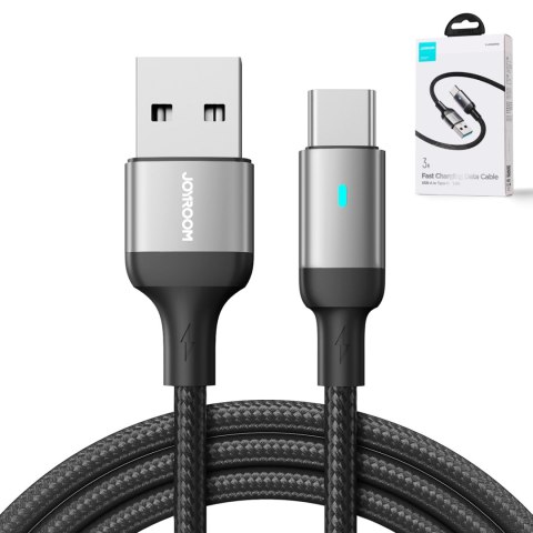 Kabel przewód USB - USB-C do szybkiego ładowania A10 Series 3A 1.2m czarny Kabel przewód USB - USB-C do szybkiego ładowania A10 Series 3A 1.2m czarny