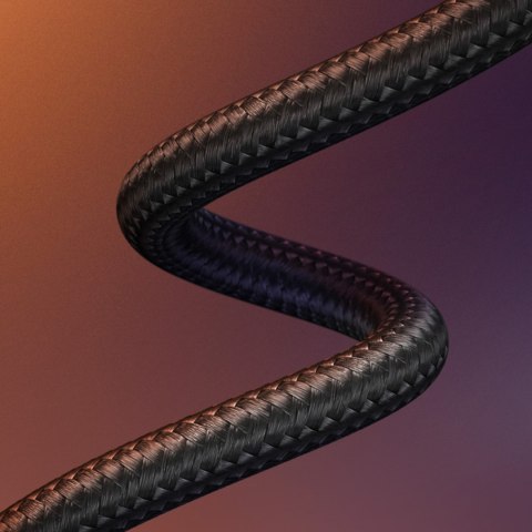 Kabel przewód audio w oplocie USB-C - mini jack 3.5mm 1m szary Kabel przewód audio w oplocie USB-C - mini jack 3.5mm 1m szary