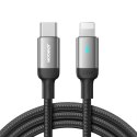 Kabel przewód do iPhone USB-C - Lightning A10 Series 20W 1.2m czarny Kabel przewód do iPhone USB-C - Lightning A10 Series 20W 1.2m czarny