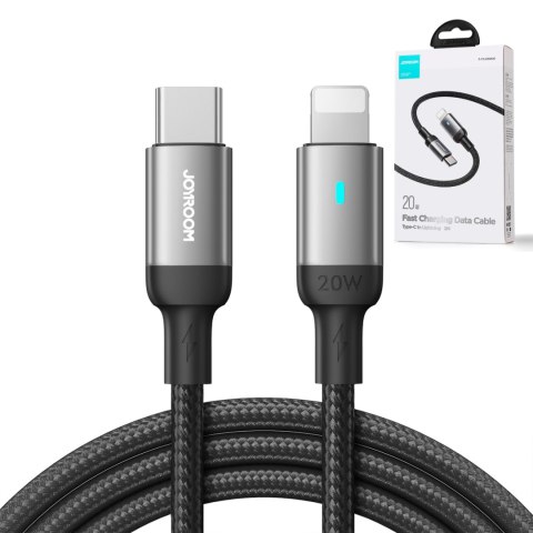 Kabel przewód do iPhone USB-C - Lightning A10 Series 20W 1.2m czarny Kabel przewód do iPhone USB-C - Lightning A10 Series 20W 1.2m czarny