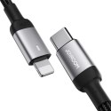 Kabel przewód do iPhone USB-C - Lightning A10 Series 20W 1.2m czarny Kabel przewód do iPhone USB-C - Lightning A10 Series 20W 1.2m czarny