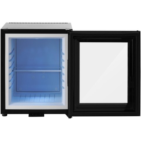 Lodówka chłodziarka hotelowa szklane drzwi minibarek zamykany na klucz 58W 25L Lodówka chłodziarka hotelowa szklane drzwi minibarek zamykany na klucz 58W 25L