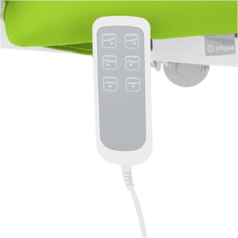 Łóżko stół kosmetyczny do masażu elektryczny 3 silniki 250 kg NANTES - jasnozielone Łóżko stół kosmetyczny do masażu elektryczny 3 silniki 250 kg NANTES - jasnozielone