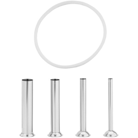 Nadziewarka do kiełbas elektryczna 4 lejki 230V 120W 15L Nadziewarka do kiełbas elektryczna 4 lejki 230V 120W 15L