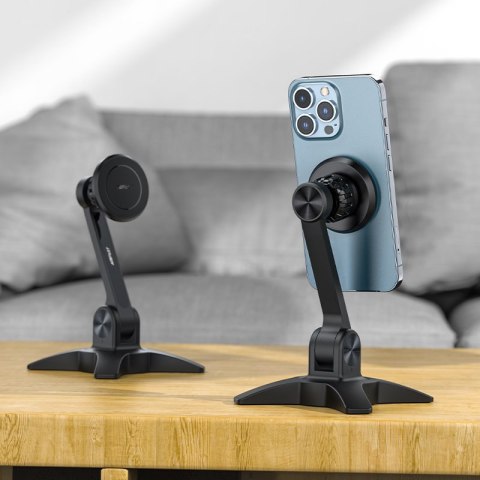 Podstawka stojak uchwyt magnetyczny do telefonu czarny Podstawka stojak uchwyt magnetyczny do telefonu czarny