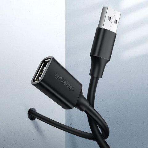 Przedłużacz adapter do kabla przewodu USB 2.0 5m czarny Przedłużacz adapter do kabla przewodu USB 2.0 5m czarny