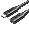 Przedłużacz kabla przewodu USB-C 100W 10Gb/s 1m czarny Przedłużacz kabla przewodu USB-C 100W 10Gb/s 1m czarny