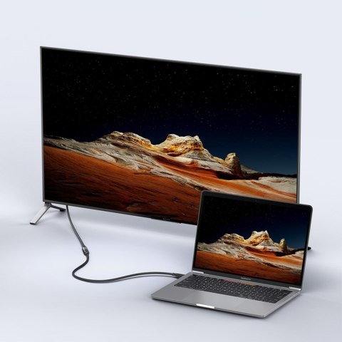 Przedłużacz kabla przewodu USB-C 100W 10Gb/s 1m czarny Przedłużacz kabla przewodu USB-C 100W 10Gb/s 1m czarny