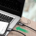 Przejściówka adapter gniazdo z wtyczki USB-C na USB czarny Przejściówka adapter gniazdo z wtyczki USB-C na USB czarny